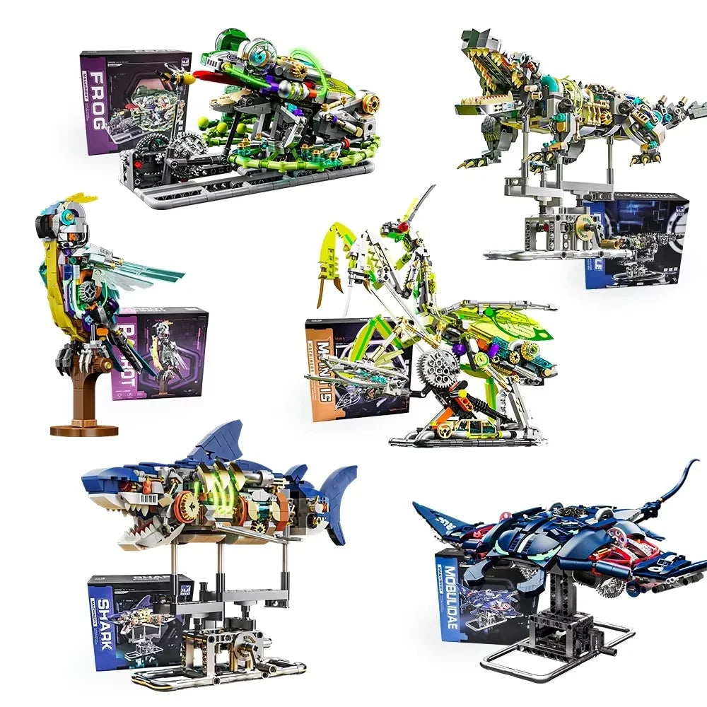 898PCS V8 Engine MOC Building Blocks Model Kit Creative Technical Assembly Educational STEM Desktop Collectible Gift for Kids