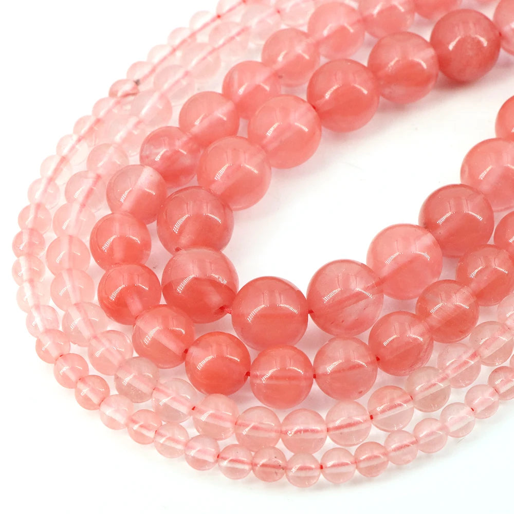 Natural Stone Beads Blue Tiger Eye Crystal Amethyst Rose Quartz Gemstone Bead for Jewelry Making Bracelet Necklace 4/6/8/10MM
