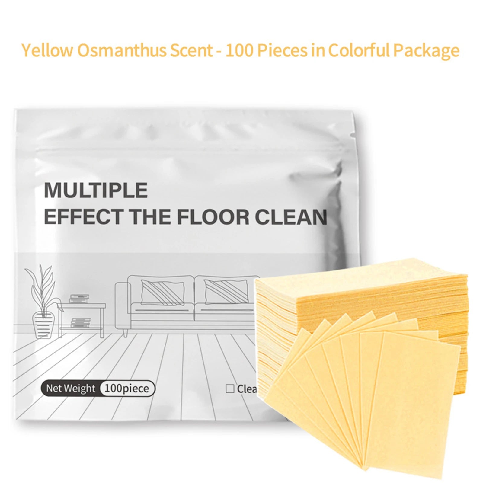 Floor Cleaner Cleaning Sheets Stain Removal Brightening and Fragrance-retaining Floor Cleaning Supplies