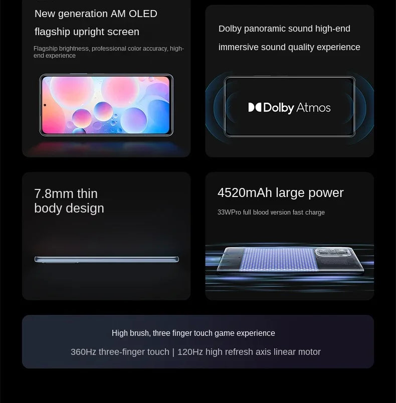 Global firmware Xiaomi Redmi K40 Pro Smartphone Hyper OS 1.0 cecular Snapdragon 888 6.67 inch phone used phones no charger