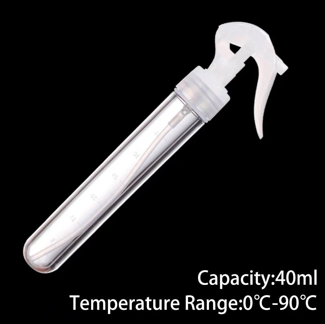 1/2Pcs Spray Bottle，Clear Refillable Spritzer for Hair Styling, Cleaning, Perfume, Skin Care Atomizer，Special for Real Hair Wigs