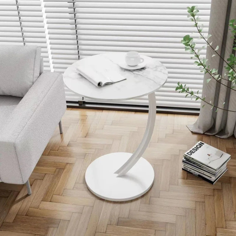 Coffee table small table removable sofa side table living room minimalist round table bedside table side table shelf minimalist
