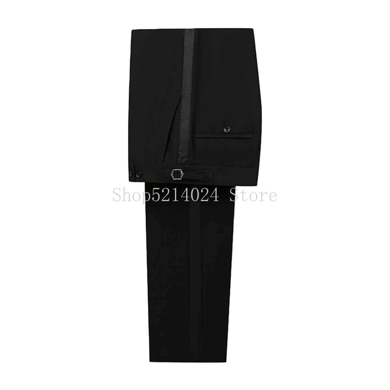 Business Mens Trousers Formal Groom Tuxedo Party Prom Regualr Tall Fit Pants