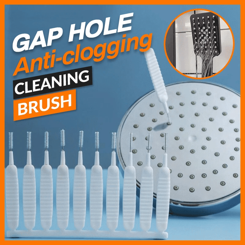 10Pcs Bathroom Gadgets Nozzle Spout Brush Shower Head Cleaning Brush Small Hole Drill Brushes Cleaning Appliances Accessories