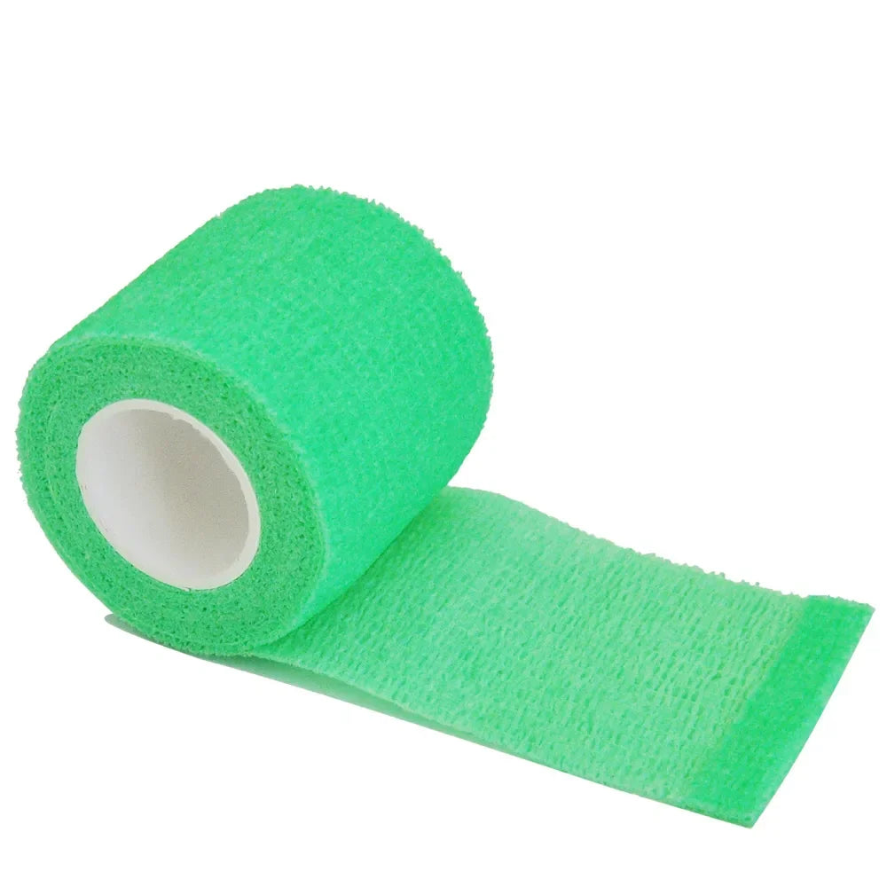 6/10/12pcs First Aid Self Adhesive Cohesive Elasticity Bandages Sports Tape For Wrist Ankle Sprains & Swelling Tattoo Cover
