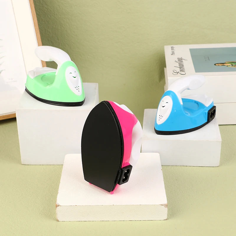 1PC EU/US/UK Plug Mini Craft Iron Electric Iron Portable Handy Heat Press Diy Small Iron For Ironing Clothes Laundry Appliances