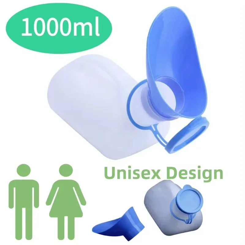 1000ml kids potty for both men and women, suitable for outdoor camping Plastic potty Portable padded toilet, reusable