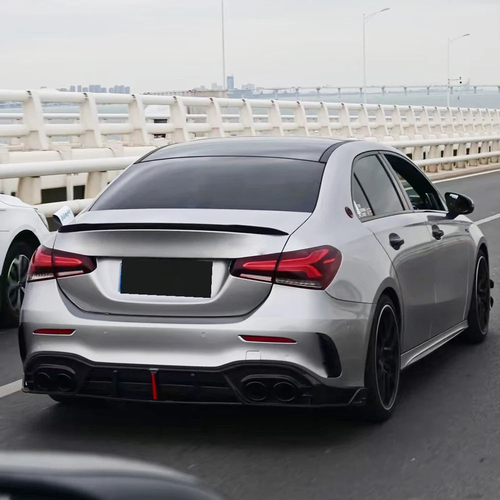 Car ABS Universal 1.2M BlackSpoiler Carbon Fiber Accessory Car Spoiler Soft Car Rear Roof Trunk Spoiler Stickers Trim Trunk Wing