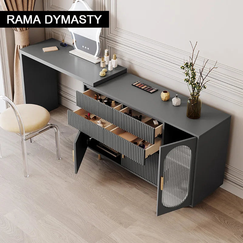 Modern Dresser Bedroom Simple Modern Corner Integrated Dressing Table Small Household Light Luxury Dressing Table