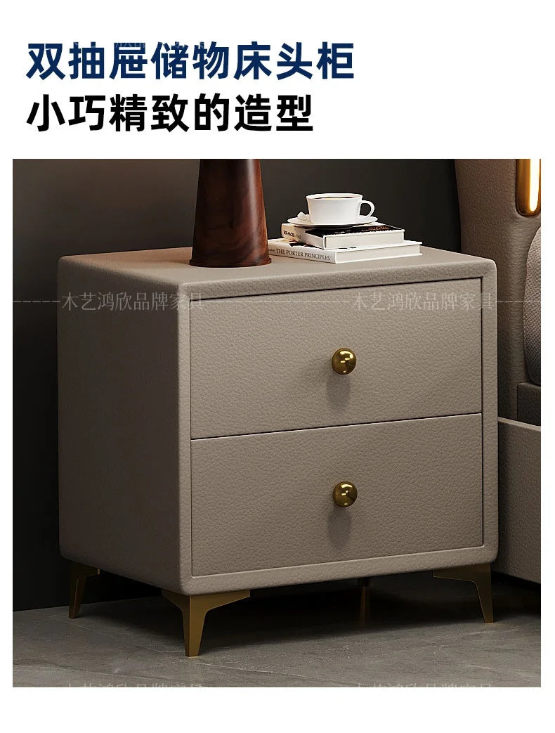 Bedroom Drawer Bed Twin Bedside Table Princess Sleeping Bed Storage Lounge Frame Muebles Para El Hogar House Accessories