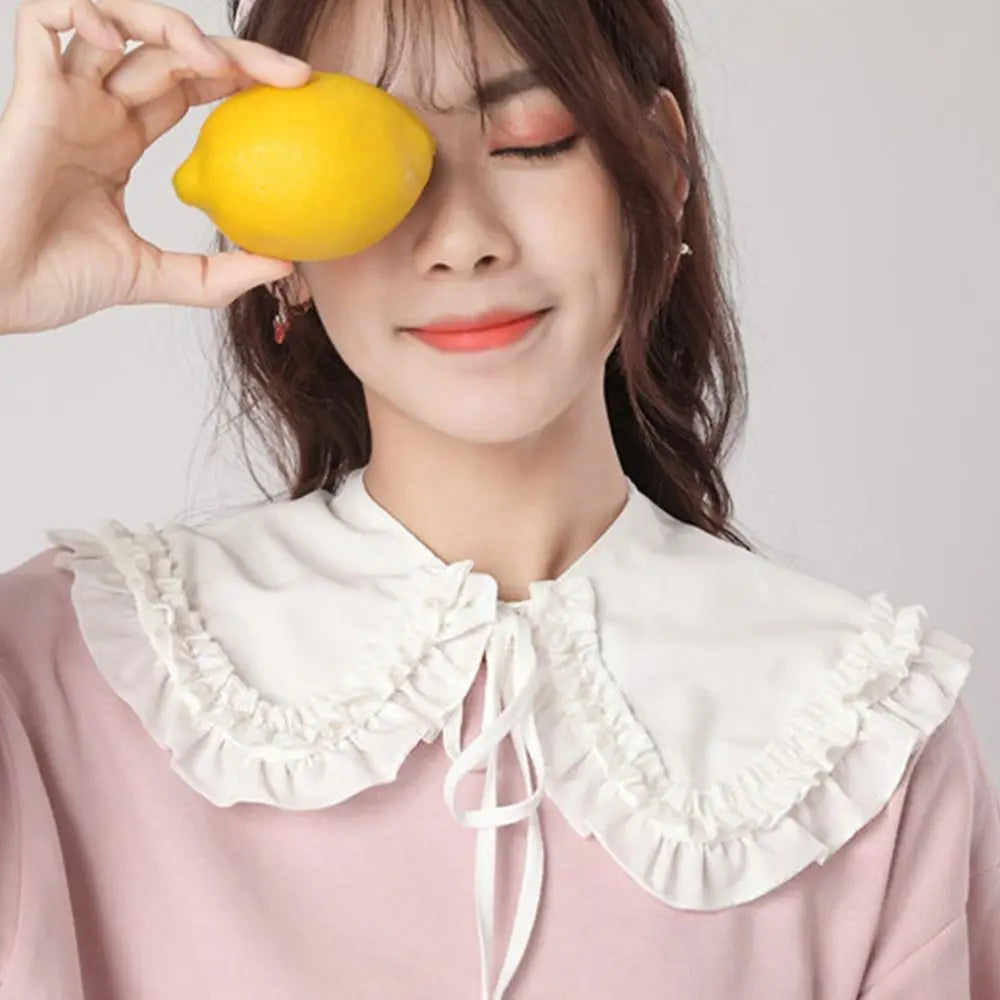 New Lapel Fake Collar Vintage Detachable Shirt False Collar for Women Blouse Sweater Lapel Top Neckwear Ties Clothes Accessories