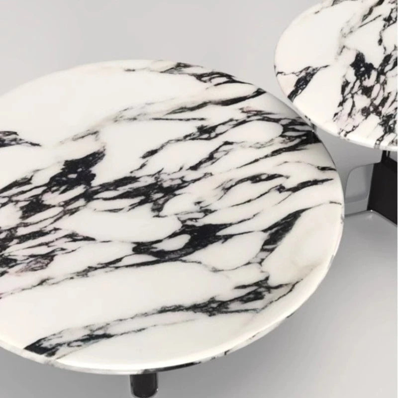 Organizer Black Coffee Tables Modern Design Italian Round Coffee Tables Minimalist Nordic Mesitas De Noche Home Accessories