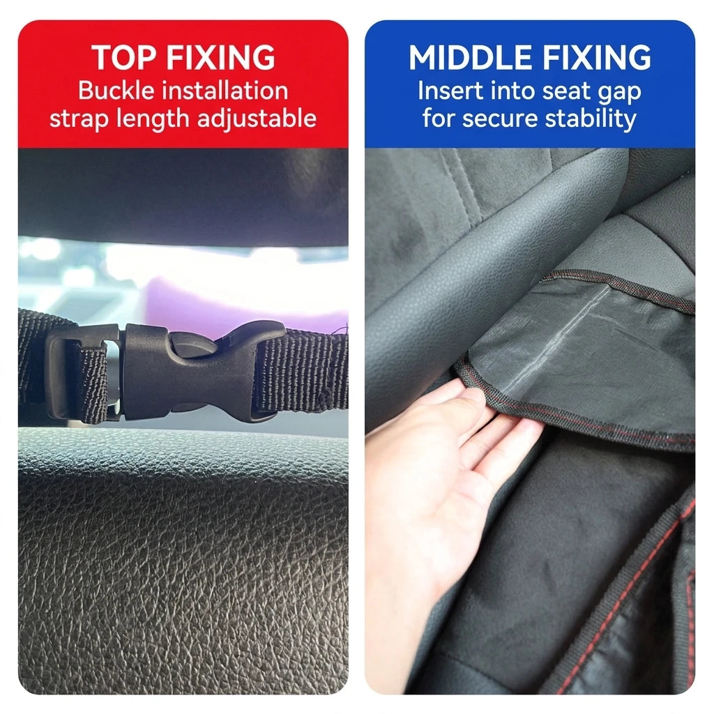 Car seat protection pad portable anti slip and wear-resistant seat cushion Oxford cloth car protection seat cushion