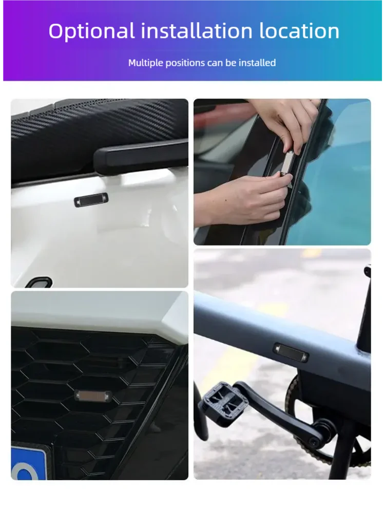 Car Mini LED Solar Power Warning Light Night Security Simulated Alarm Wireless Anti-Theft Caution Lamp Strobe Dummy Alarm Lamp