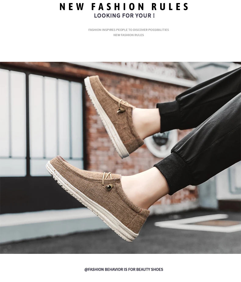 Men's Mesh Loafers Autumn Mens Vulcanized Shoes Breathable Lightweight HikingOutdoor Sports Shoes Zapato Abierto Scarpa Aperta