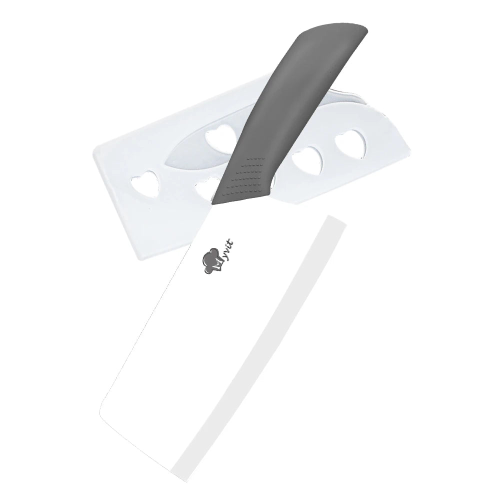 7 inch Ceramic Kitchen Knives Chef Knife White Zirconia Blade Kitchen Knives with Kitchen Tool