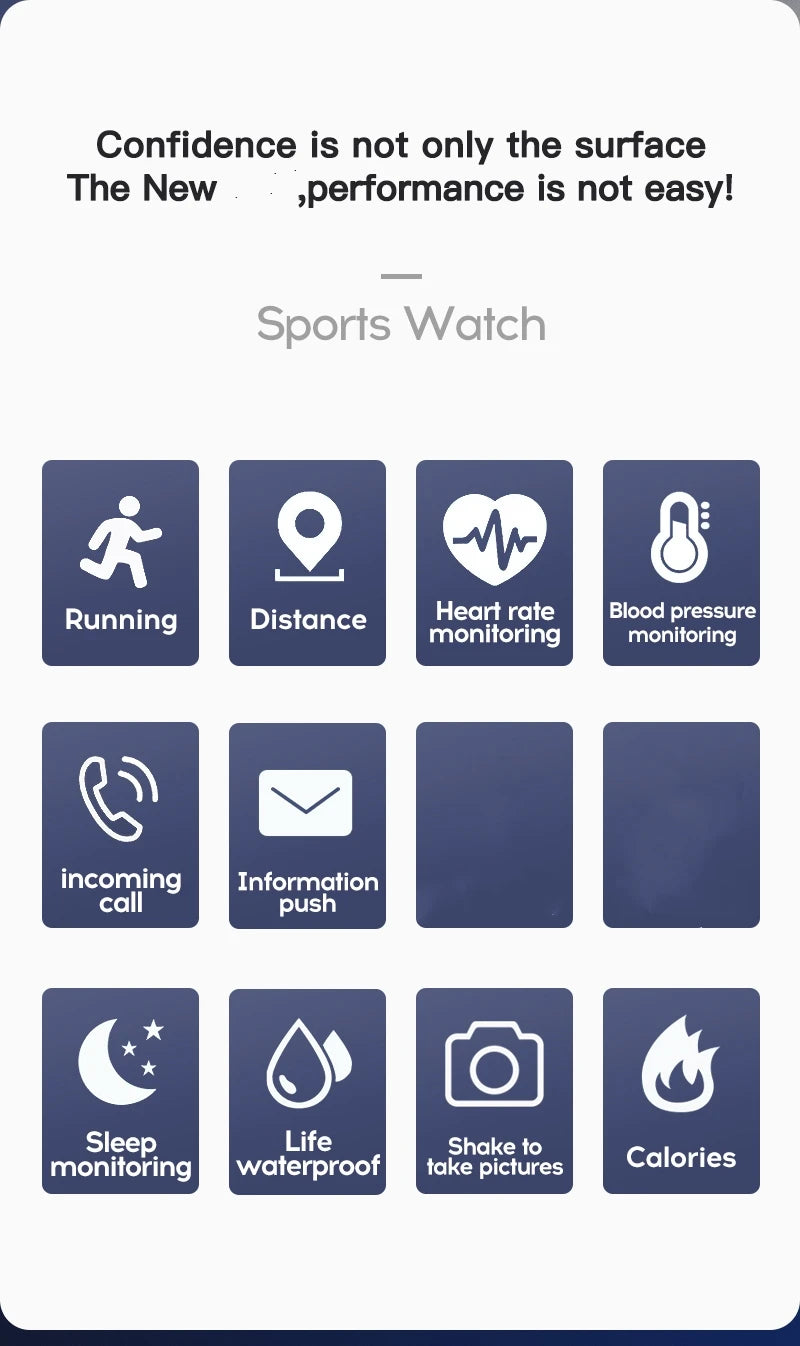 Sports Smartwatch Women Bracelet Men Smart Watch connected Music Control Player Fitness Step Sleep Monitor Y68 D20 Alarm Clock
