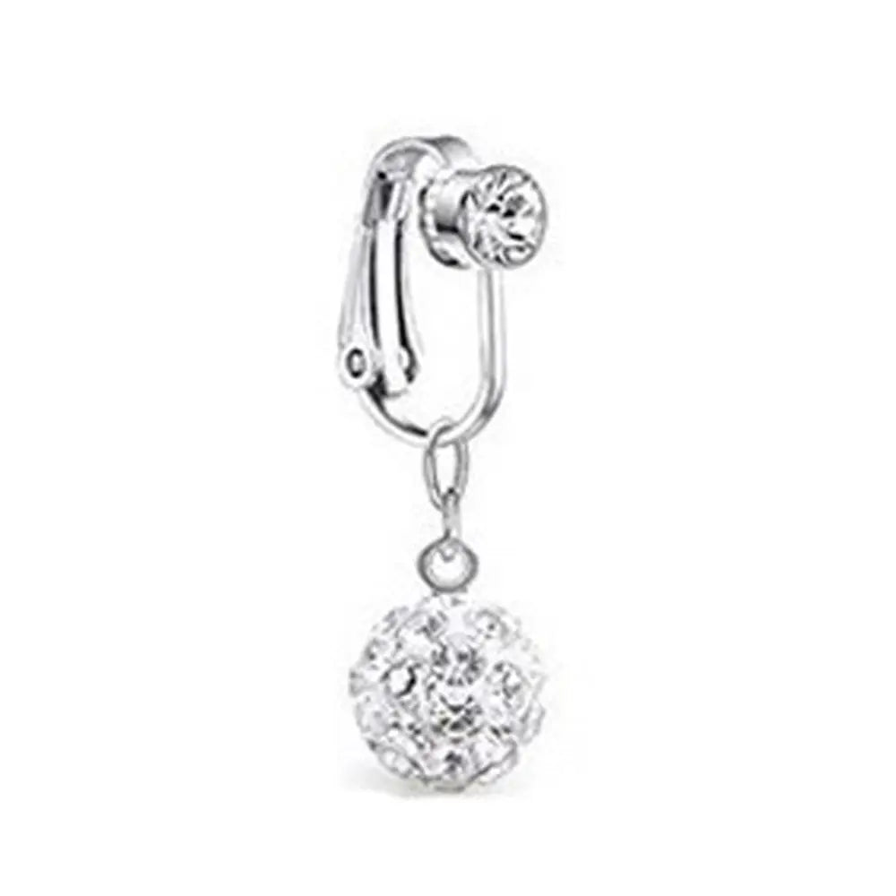 Faux Fake Belly Butterfly Fake Belly Piercing Heart Clip On Umbilical Navel Fake Pircing Moon Star Leaves Cartilage Earring Clip