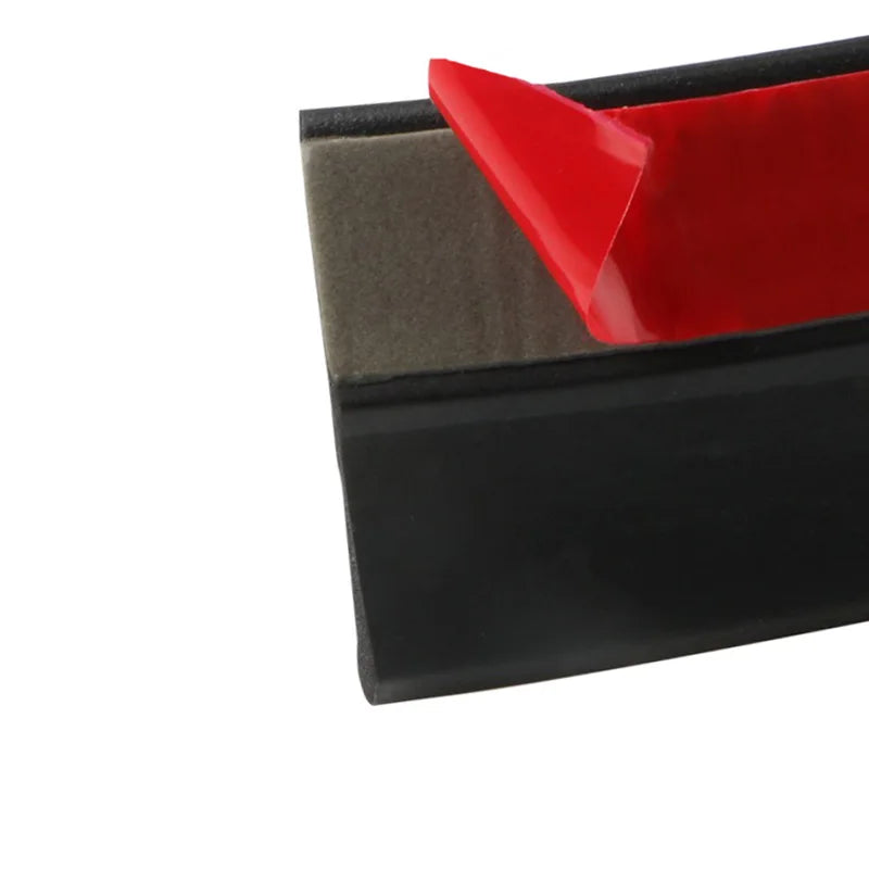 2.5m Universal Front Bumper Spoiler Lips Car Bumper Lip Protection Stickers Car Front Bumper Lip Rubber Car Bumper Rubber Strip
