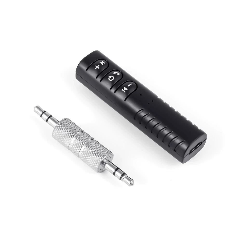 2 In 1 Car Wireless Bluetooth Receiver 3.5mm Jack AUX Audio Car Wireless Audio Receiver Cell Phone 5.0 Speaker Adapter Handsfree