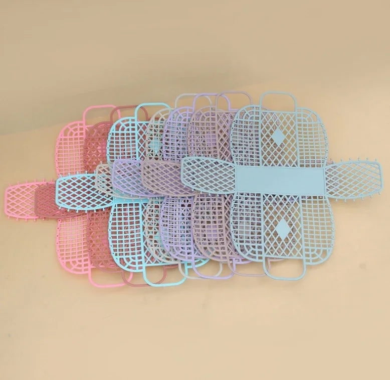 Detachable Shower Plastic Bath Bathroom Hollow Wash Storage Shopping Basket Home Storage Organization