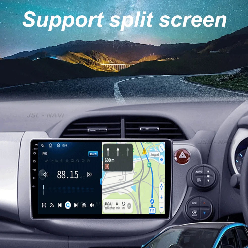 Car Radio Android 16 For Honda Jazz Fit 2007-2013 RHD Stereo Multimedia Video Player Carplay Auto GPS Navigation 2din Head Unit
