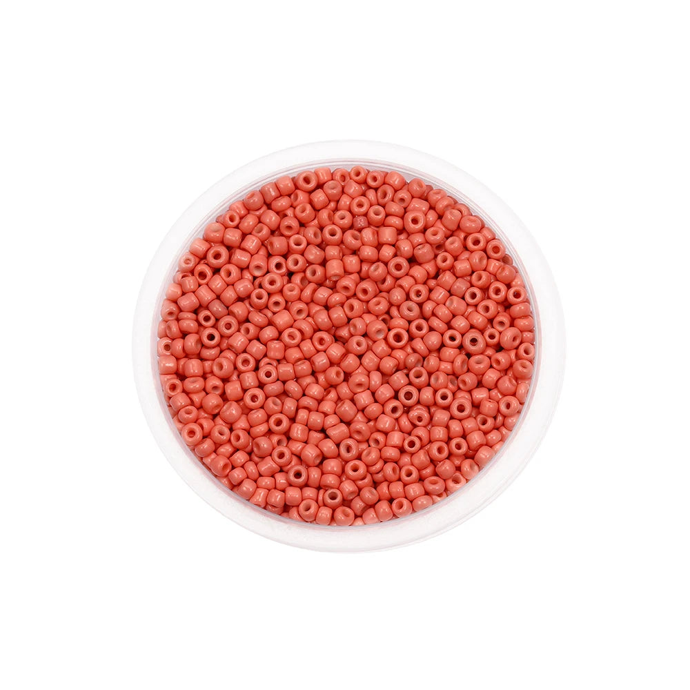 300/600Pcs 3/4mm Charm Glass Beads Czech Seed Beads Small Round Loose Beads for DIY Jewelry Making Earrings Bracelet Wholesale