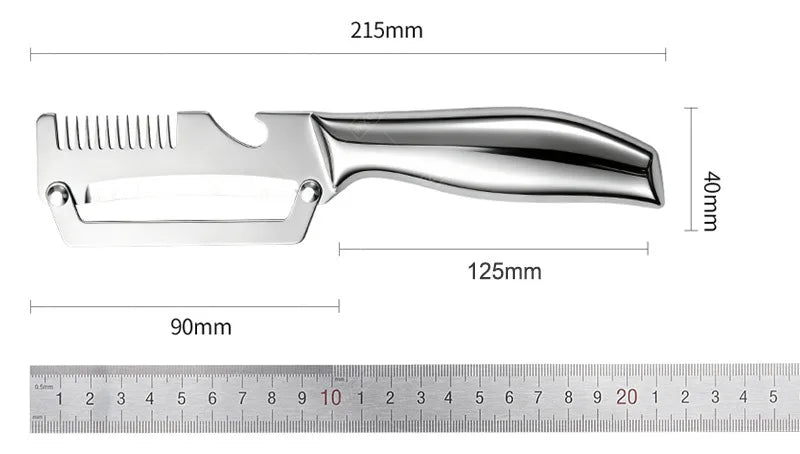 Multi-Function Kitchen Peeler Stainless Steel for Slicing Fruit and Vegetables Kitchen-Specific Peeler Kitchen Accessories Tools