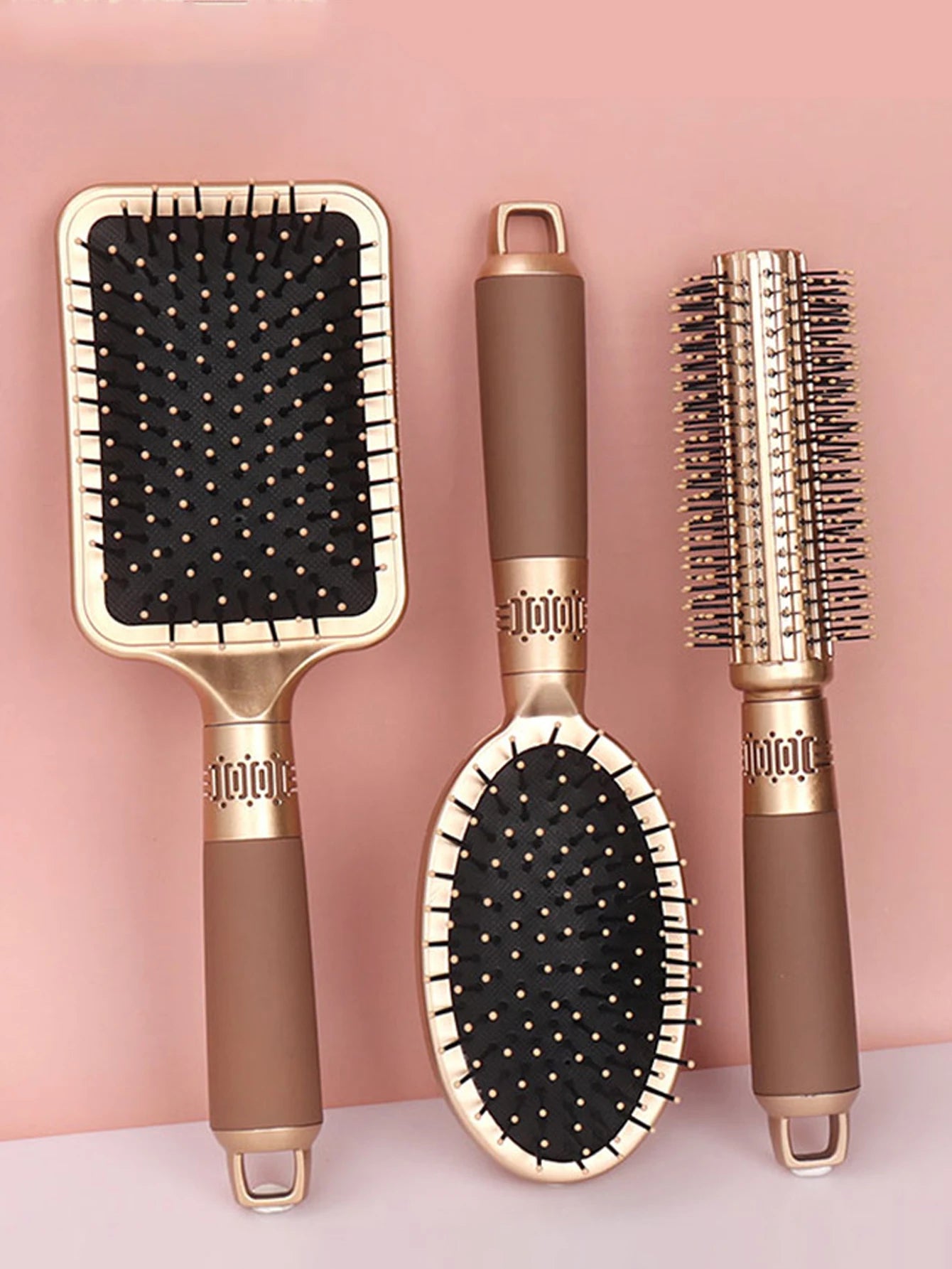 Anti Static Airbag Massage Comb High-End Practical Care Head Hair Brush Household Curly Hair Comb, Special for Real Hair Wigs