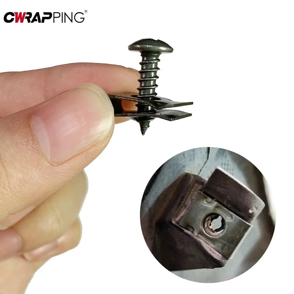 Car Fastener Clip Wholesale U-Type Metal Screw Clip Tool for Engine Undertray Splash Shield Guard Bumper Screw Car Accessories