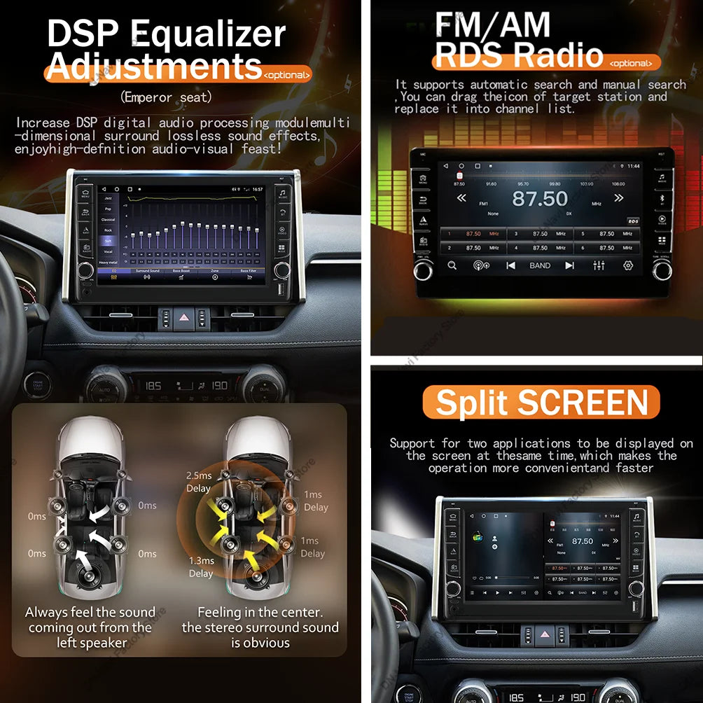 Android 16  For Kia RlO 2 2005 - 2011 2 Din Video Player Car Radio Multimedia Stereo Navigation Carplay AUTO Head Unit Audio  GP