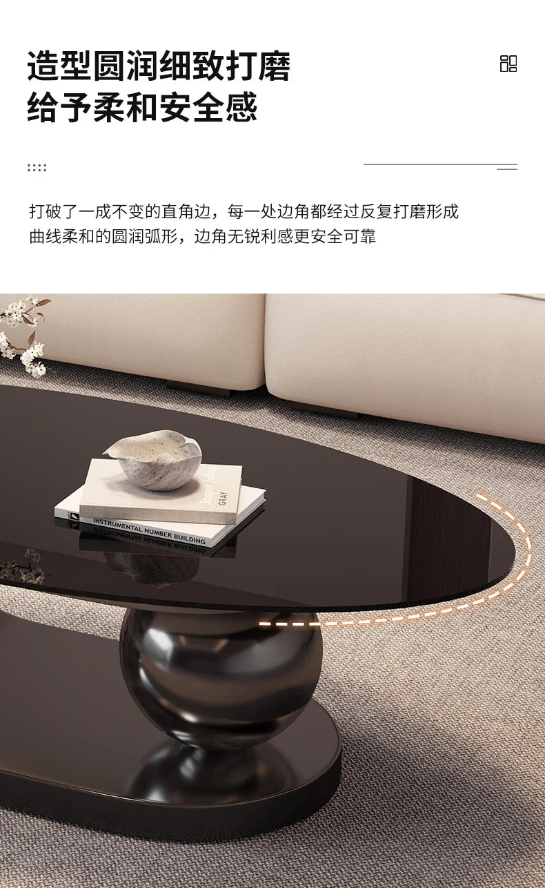 Round Trendy Coffee Table Exquisite Luxury European Trendy Coffee Tables Simple Beauty Mesa Auxliar Living Room Furniture