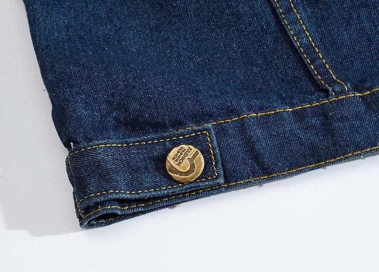 2025 Men's Fashion Jeans Sleeveless Jacket Vest Male Black Blue Denim Jeans Vest  Man Cowboy Outdoors Waistcoat Mens Jacket Vest