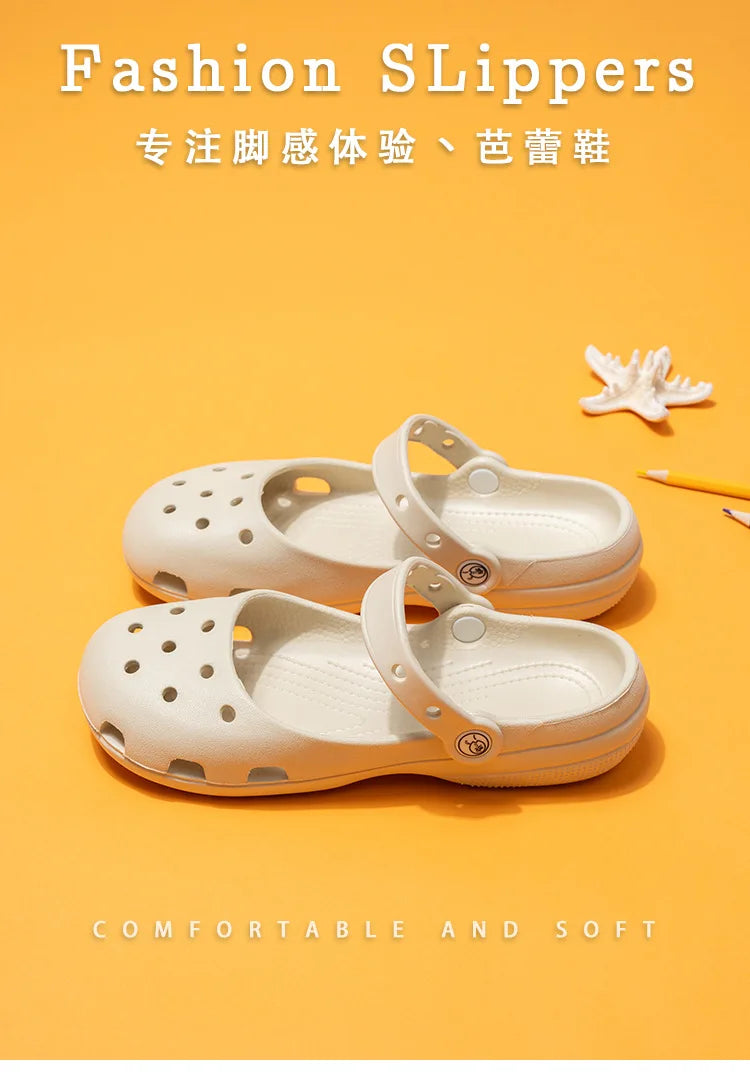 2026 Summer New Women'S Ballet Cave Shoes Mary Jane Eva Durable Anti Slip And Odorous Flat Shoes Beach Shoes For Outdoor Wear