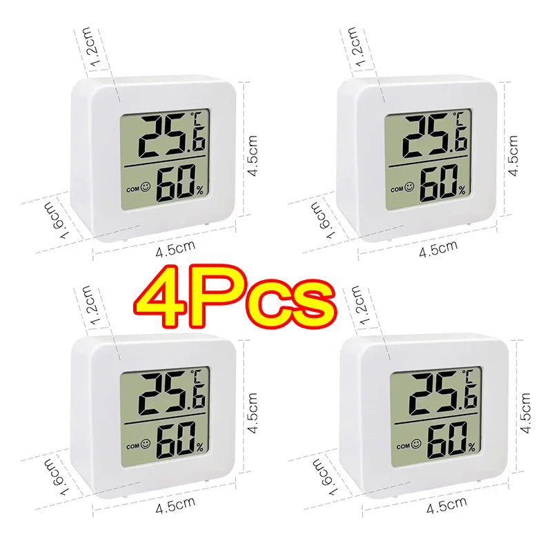 LCD Digital Thermometer Hygrometer Indoor Room Electronic Temperature Humidity Meter Sensor Gauge Weather Station for Home