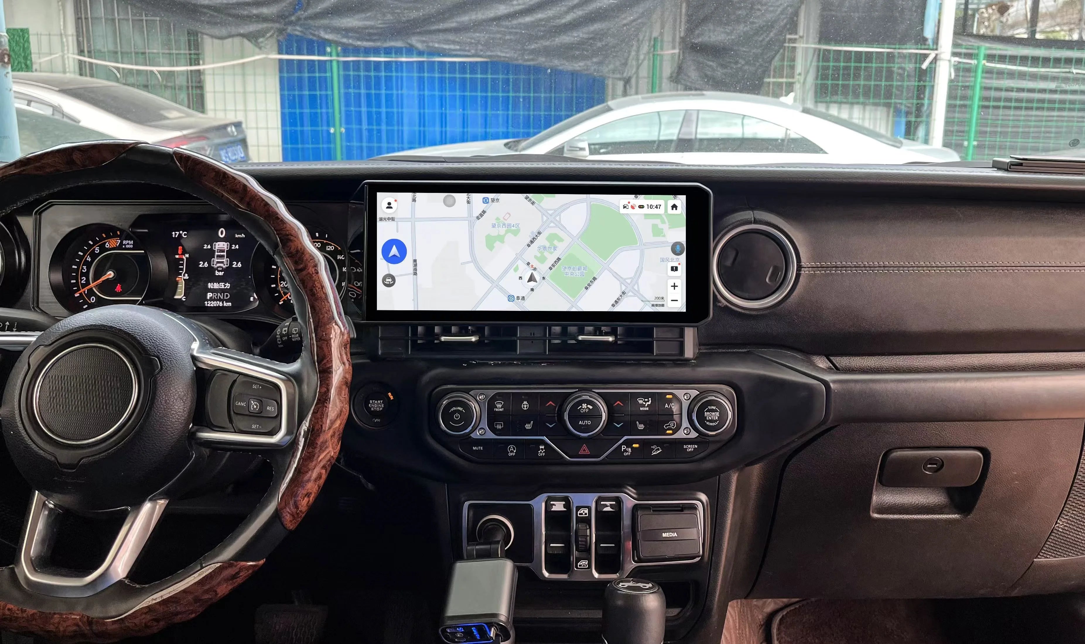 12.3" Android 14 CarPlay Auto Car Radio For Jeep Wrangler 2018-2022 Touch Screen Multimedia Stereo Player GPS Navi dsp Head Unit