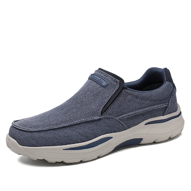 Men's Lightweight Canvas Loafers for Outdoor Hiking Camping Casual Sports Running Jogging Shoes Size 39-48