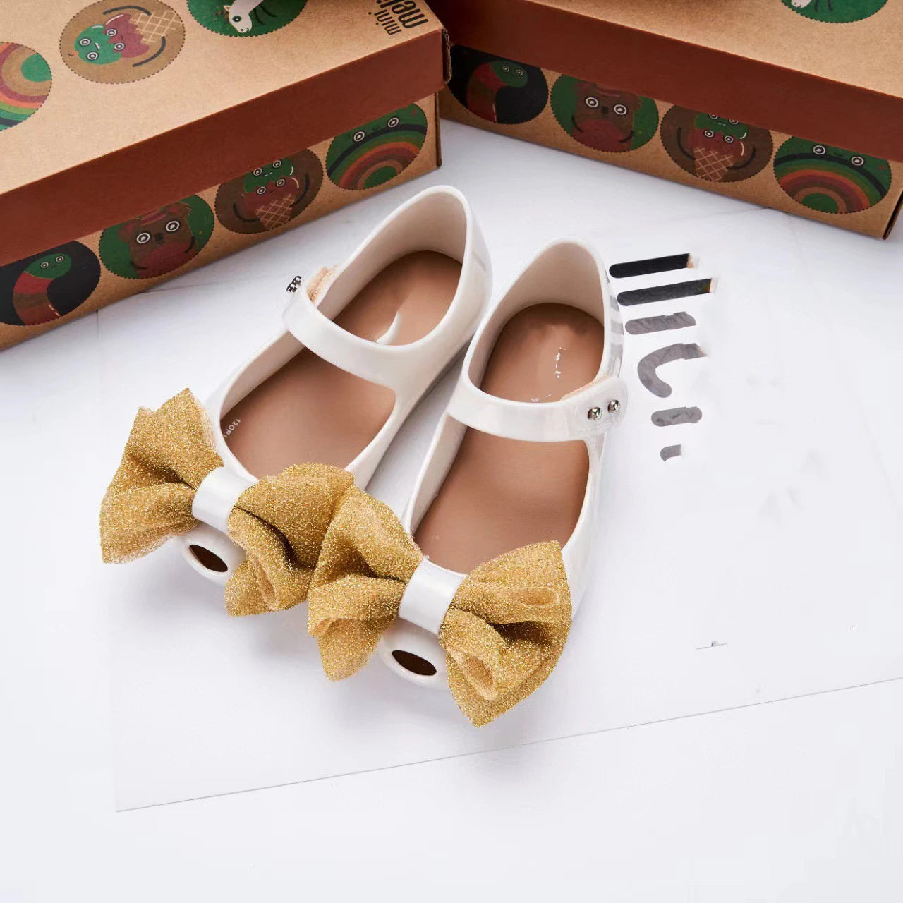 New Arrival 2025 Mini Melissa Children Sandals Hot Sale Kids Beach Shoes Big Girl and Boy Fashion Jelly Shoes