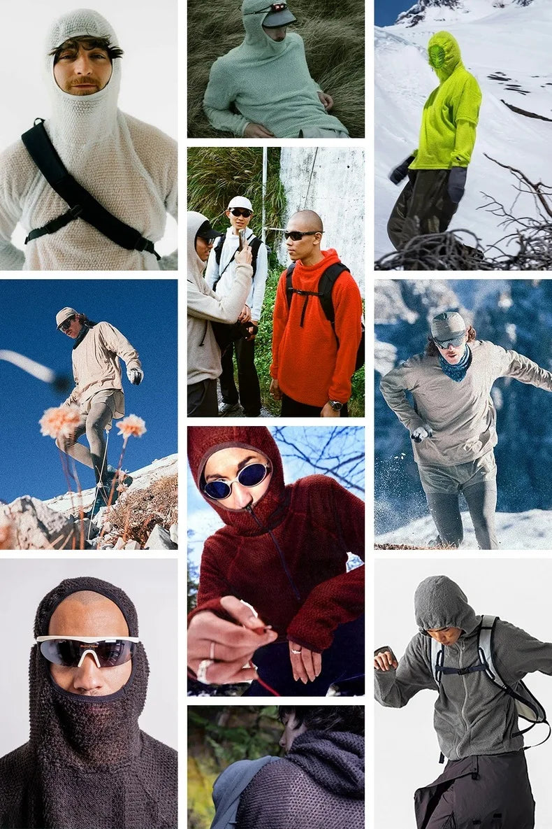 Thermolite® Hooded Sweatshirt: 2025 Winter Lightweight & Warm Hoodie Unisex Solid Color Thickened Hoodie for Autumn and Winter