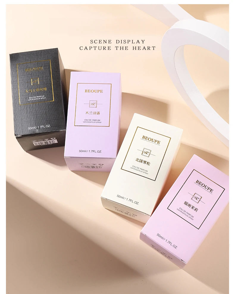 Northern Cedar Perfume for Women Floral Woody Eau de Parfum Long Lasting Fresh Winter Inspired Fragrance 50ml Parfum for Ladies