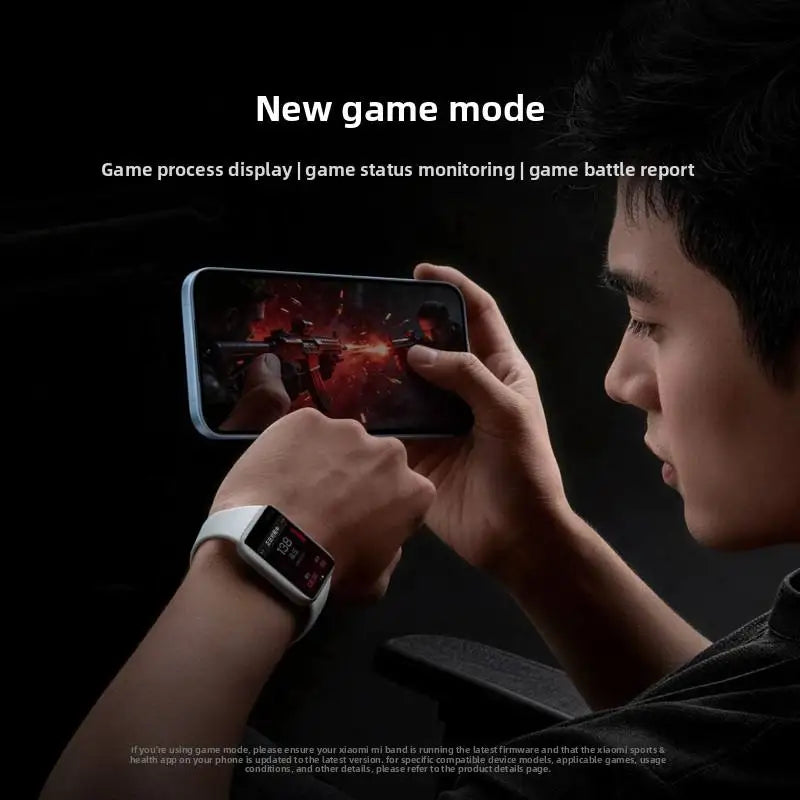 Global version xiaomi band 10 pro Independent GNSS five-satellite positioning Dual-device message sync 1.74" AMOLED display