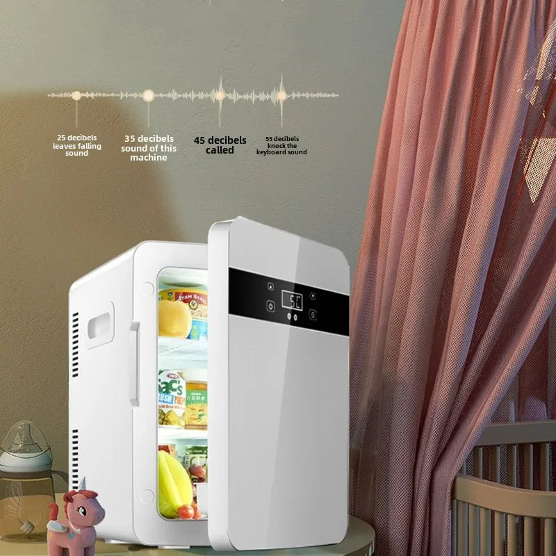 16L High-Efficiency And Energy-Saving Car Refrigerator Is Compact And Portable, Powerful And Ultra-Quiet For Outdoor Adventure