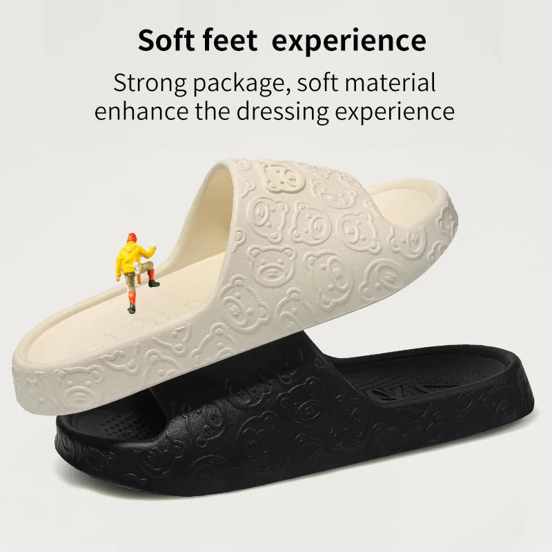 Non-Slip Slippers for Women Outdoor Wear 2024 New Indoor Home Sandals Female Summer Eva