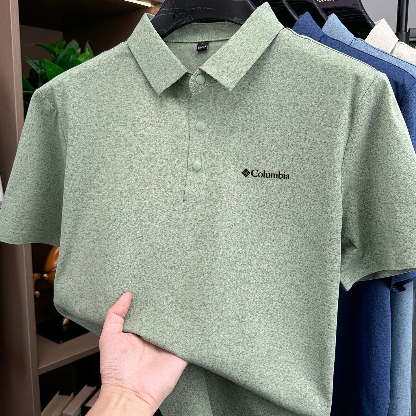 High end brand polo shirt classic letter embroidery men's short sleeved comfortable breathable and casual 2026 summer new Tshirt