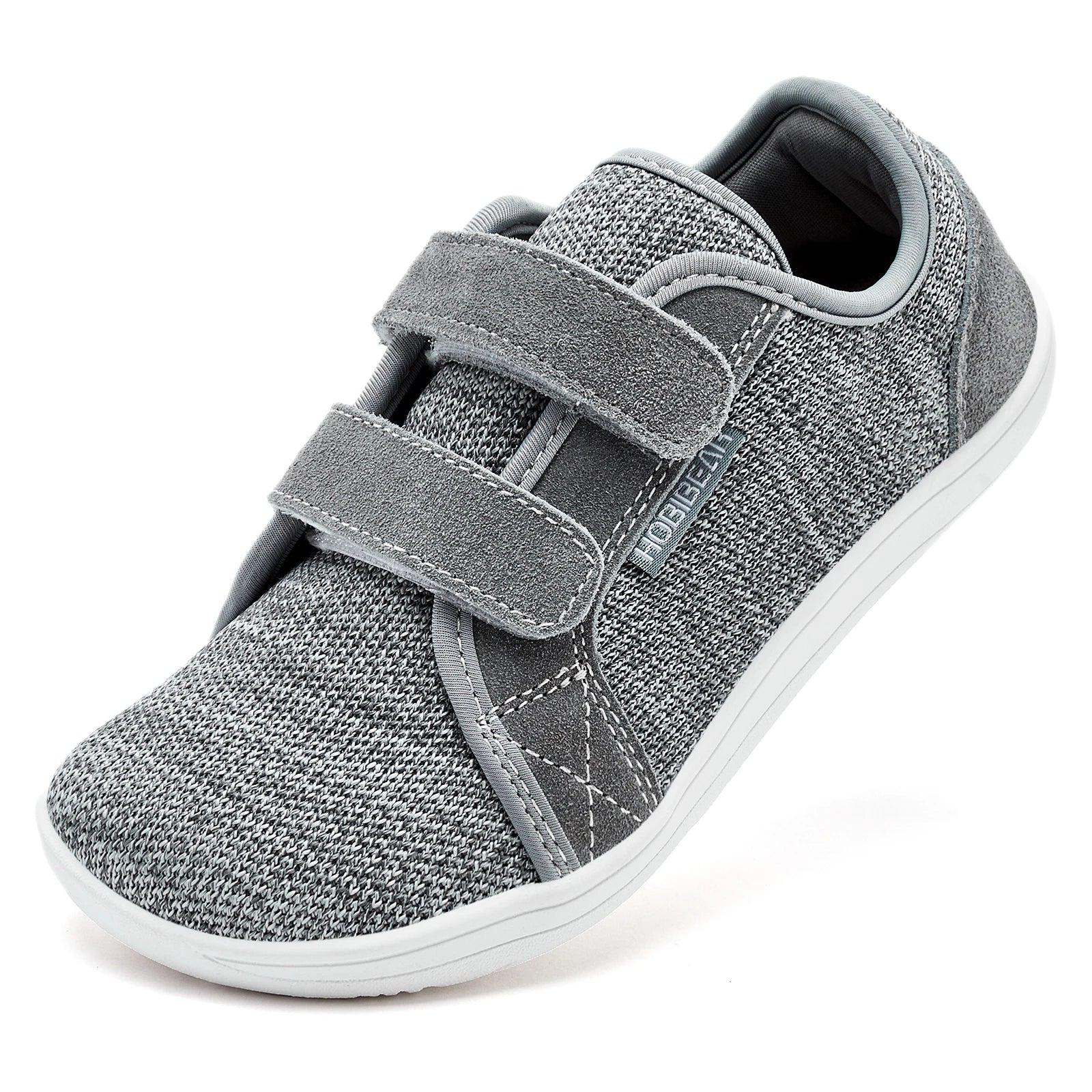 HOBIBEAR Boys Girls Barefoot Shoes Hook Loop Wide Toe Sneakers Mesh Lightweight Breathable Shoes(Toddler/Little/Big Kid)