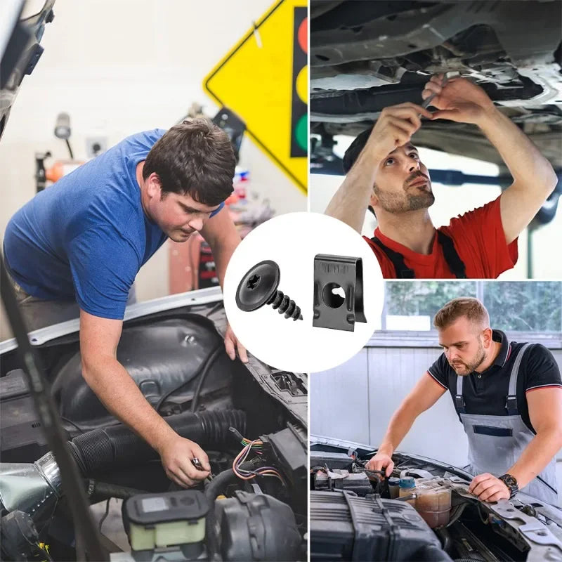 Wall Panel Fixed Screws Self Tapping Car Engine Clamps Torx Bolt Bumper Arch Mud Flaps Splash Guards Undertray Trim