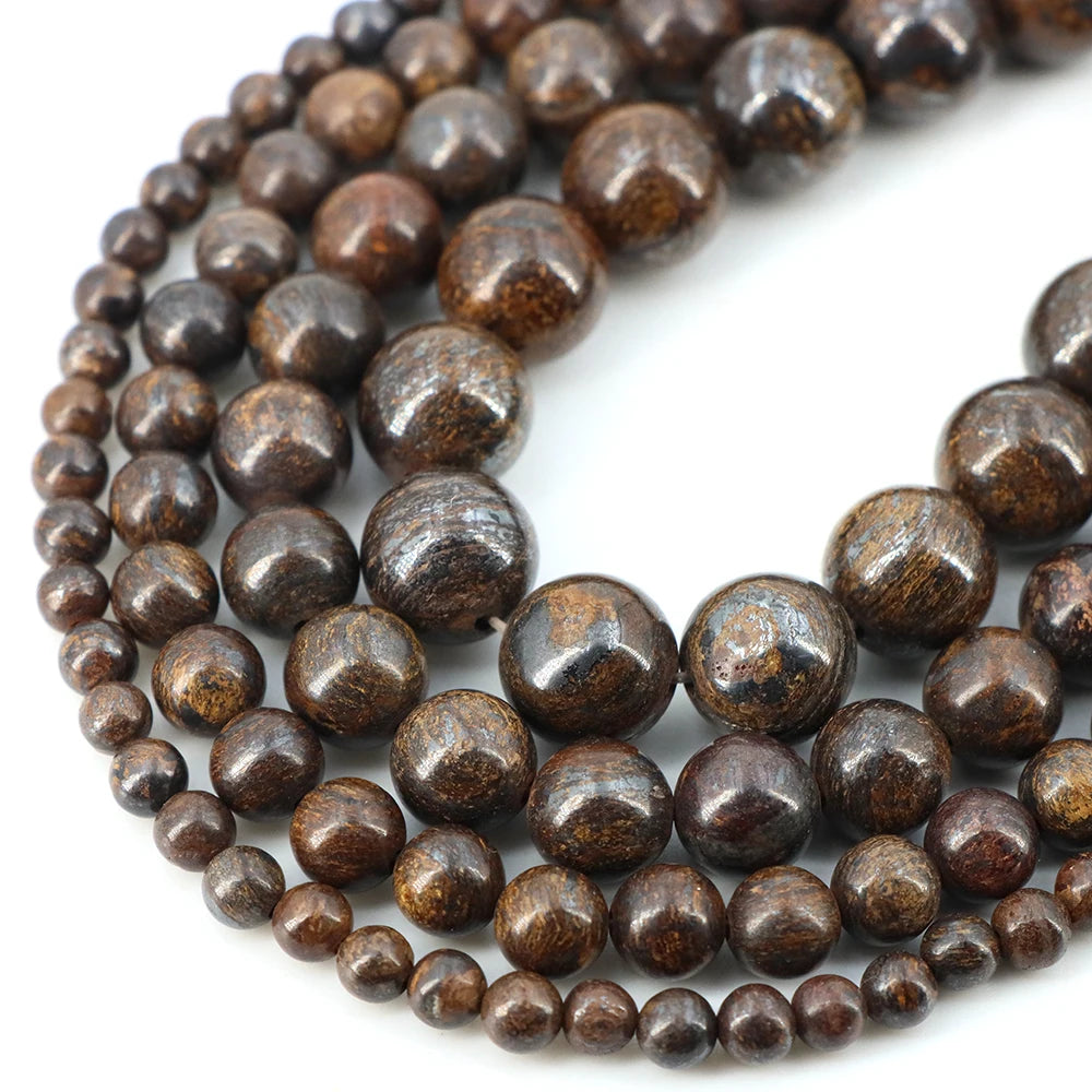 Natural Stone Beads Blue Tiger Eye Crystal Amethyst Rose Quartz Gemstone Bead for Jewelry Making Bracelet Necklace 4/6/8/10MM
