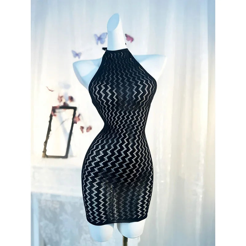 Women Sexy Fishnet Cover Up Without Bikini Hollow Out Bodycon Dress See Through Beachwear Summer Women's Swimwear