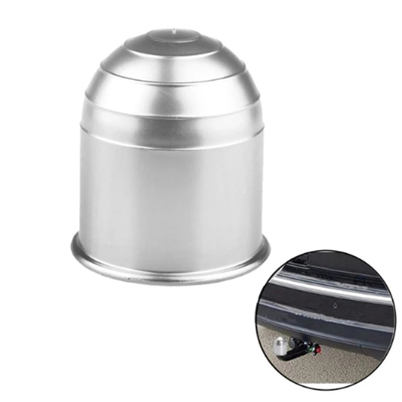 Universal 50MM Trailer Accessories Black Trailer Ball Cover Tow Bar Ball Cover Cap Hitch Protection Car Styling