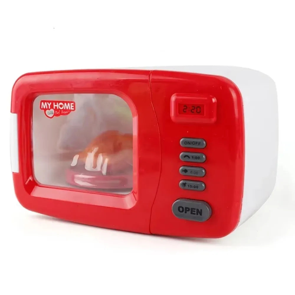 Kitchen Appliances Toys Toy Kitchen Set for Kids Play Kitchen Doll House Accessories Blender Coffee Maker Machine Mixer Toaster